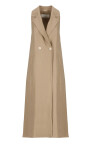 bruine-linnen-en-viscose-midi-jurk