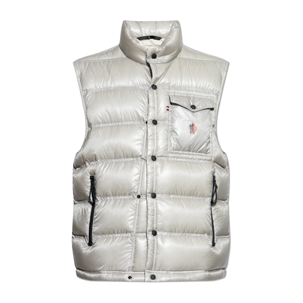 Moncler - Jackets > Vests - Gray - Moncler - Modalova