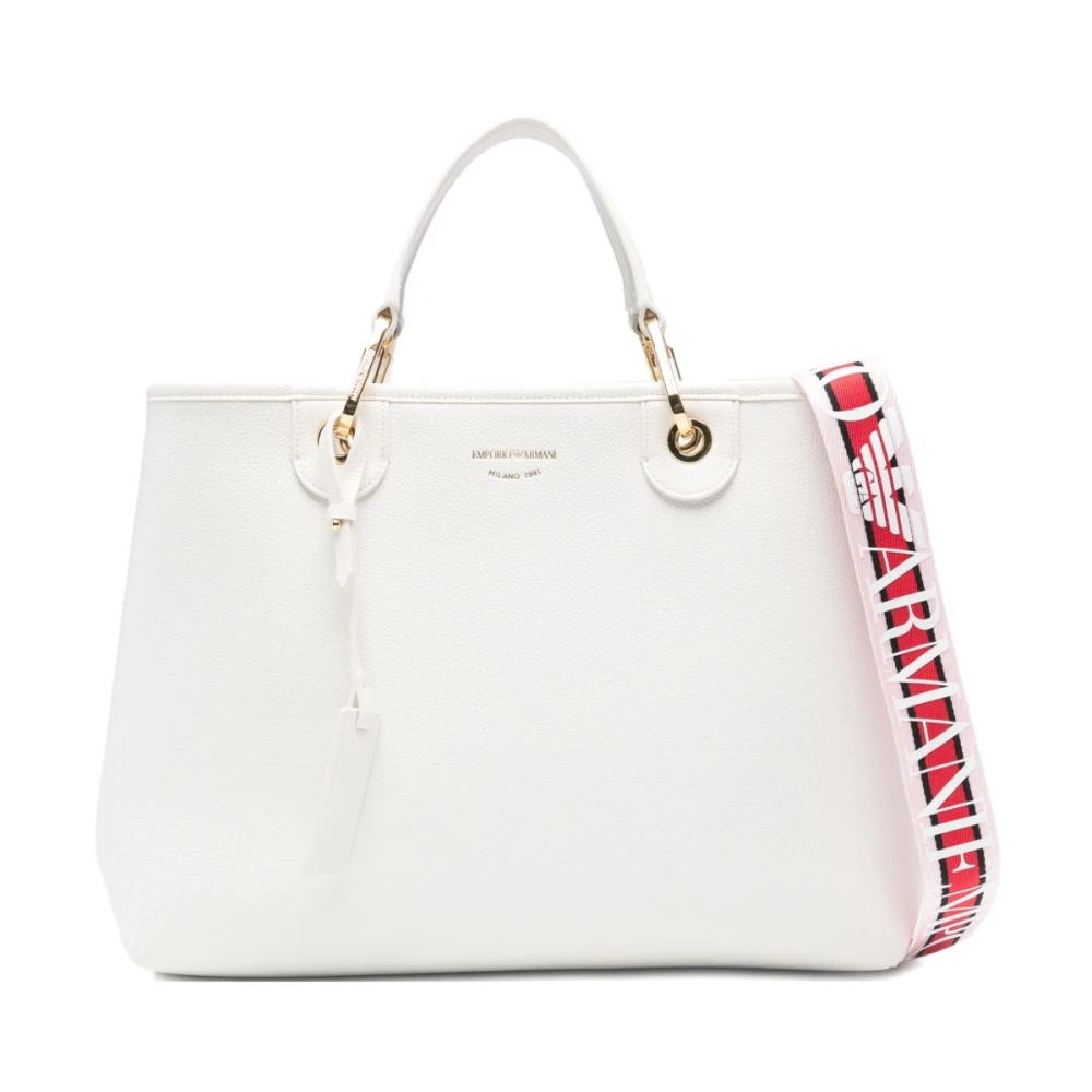 Emporio Armani Women's White My Ea M Tote Bag - Shopping Bags - One Size - Bags