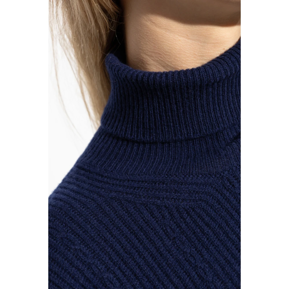 ETRO Geribbelde coltrui Blue Dames
