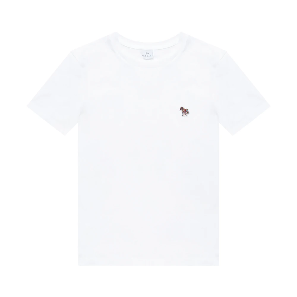 PS By Paul Smith Ekologisk bomull T-shirt White, Dam