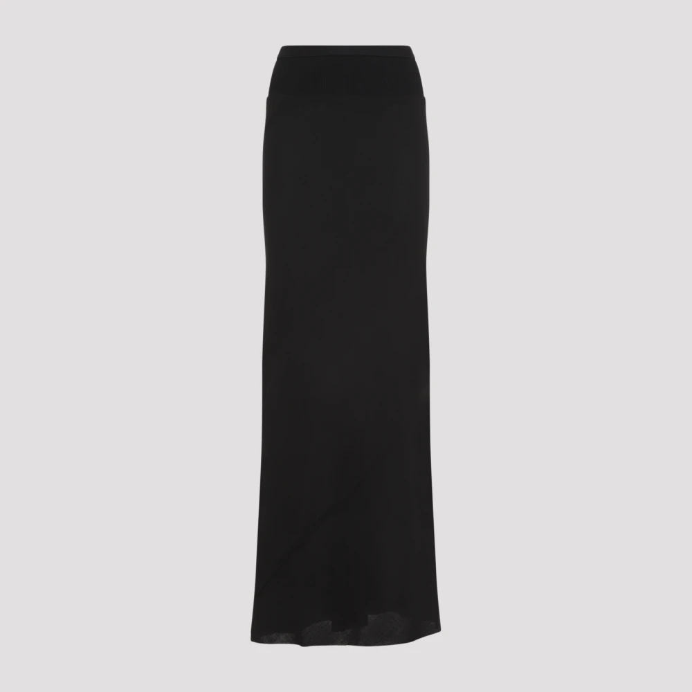 Rick Owens Maxi Rok Black Dames