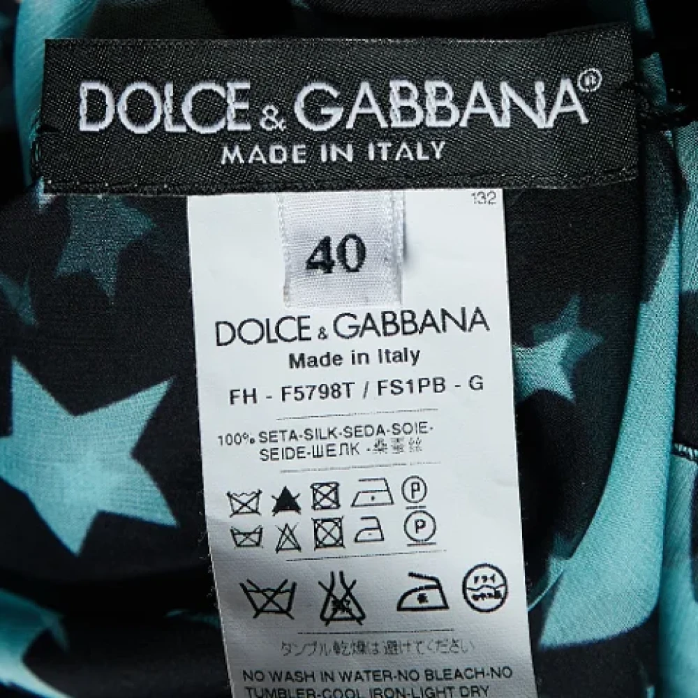 Dolce & Gabbana Pre-owned Silk tops Black Dames