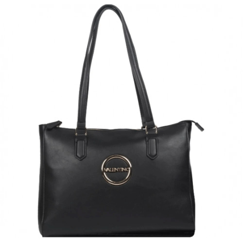 Valentino by Mario Valentino Zwarte Crossbody Tas met Kettingband Black Dames