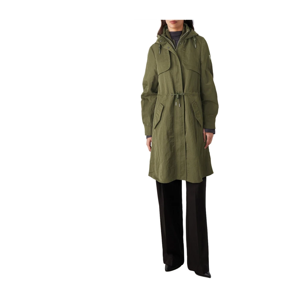 Guess Groene Parka Jas met Capuchon Green Dames