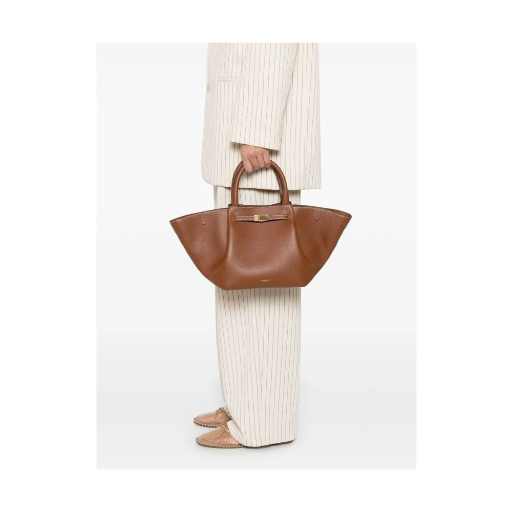 DeMellier Bruine Leren Schoudertas Brown Dames
