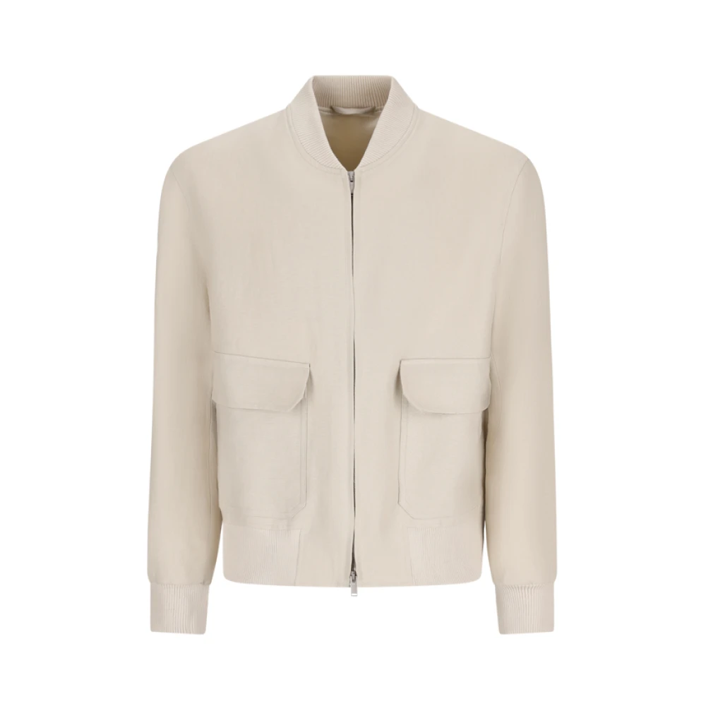 Lardini Men's White Stylish Jacket - Bomber Jackets - Xl - Jackets