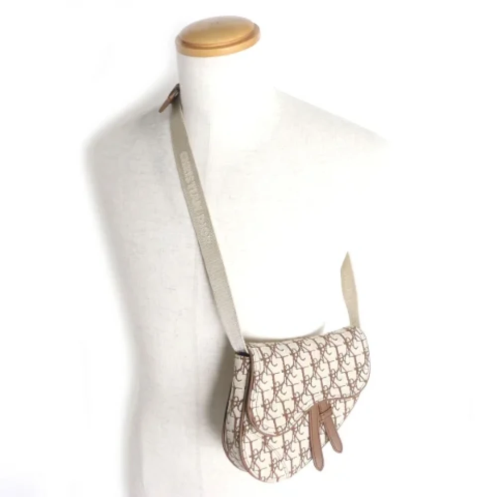 Dior Vintage Pre-owned Canvas dior-bags Brown Dames