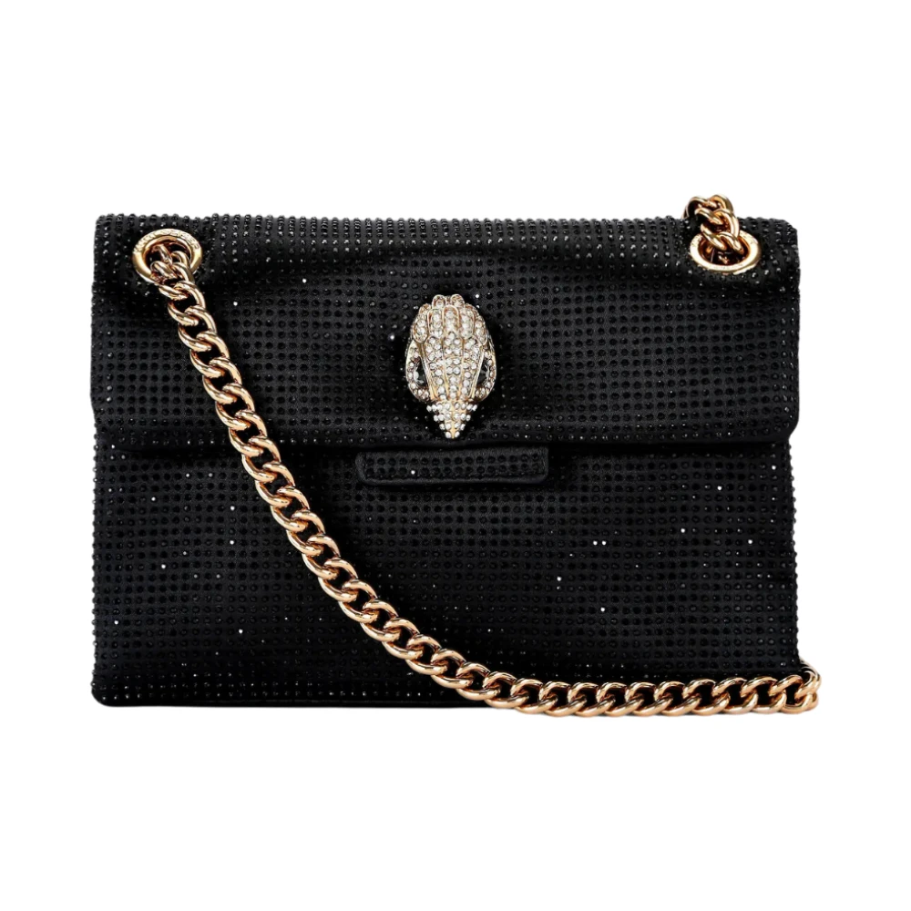 Kurt Geiger Mini Kensington Zwarte Stoffen Tas Black Dames