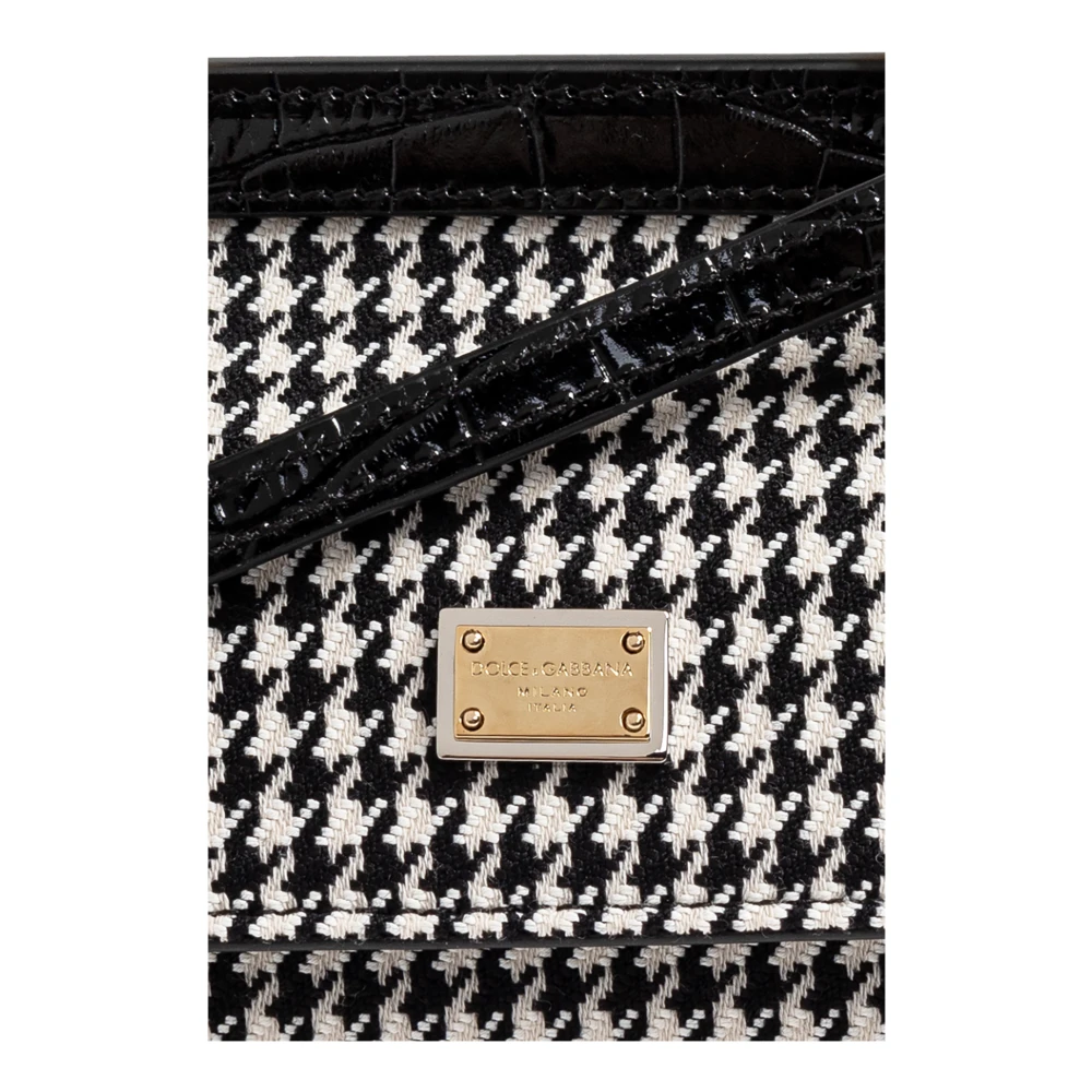 Dolce & Gabbana Schoudertas Klein Sicilië Black Dames