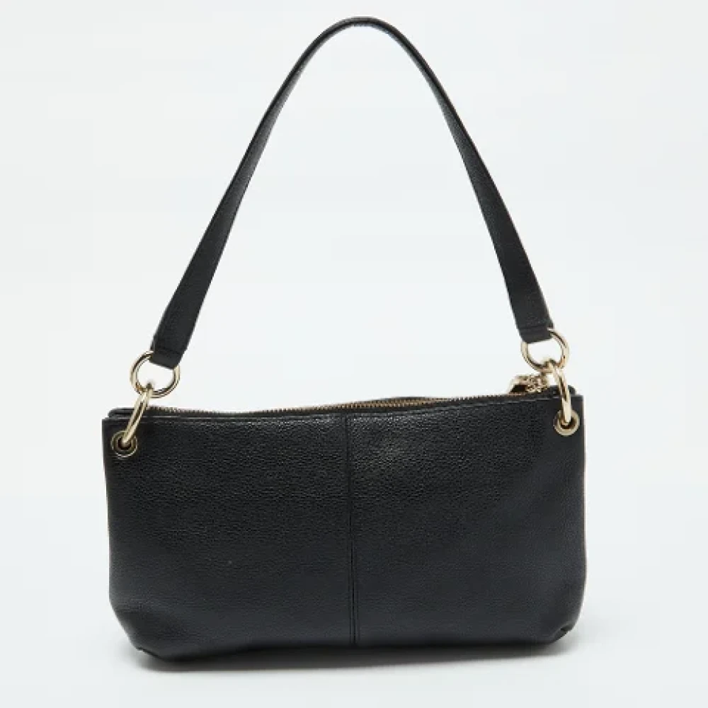 Coach Pre-owned Leather handbags Black Dames