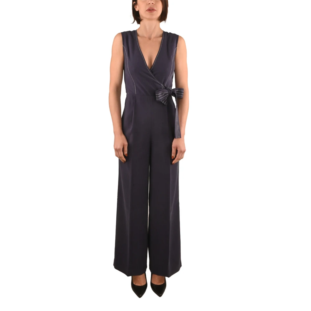 Pennyblack Stijlvolle Polyester Jumpsuit Blue Dames