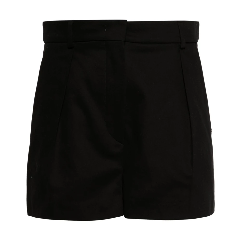 SPORTMAX Zwarte Unico Shorts voor Actieve Levensstijl Black Dames