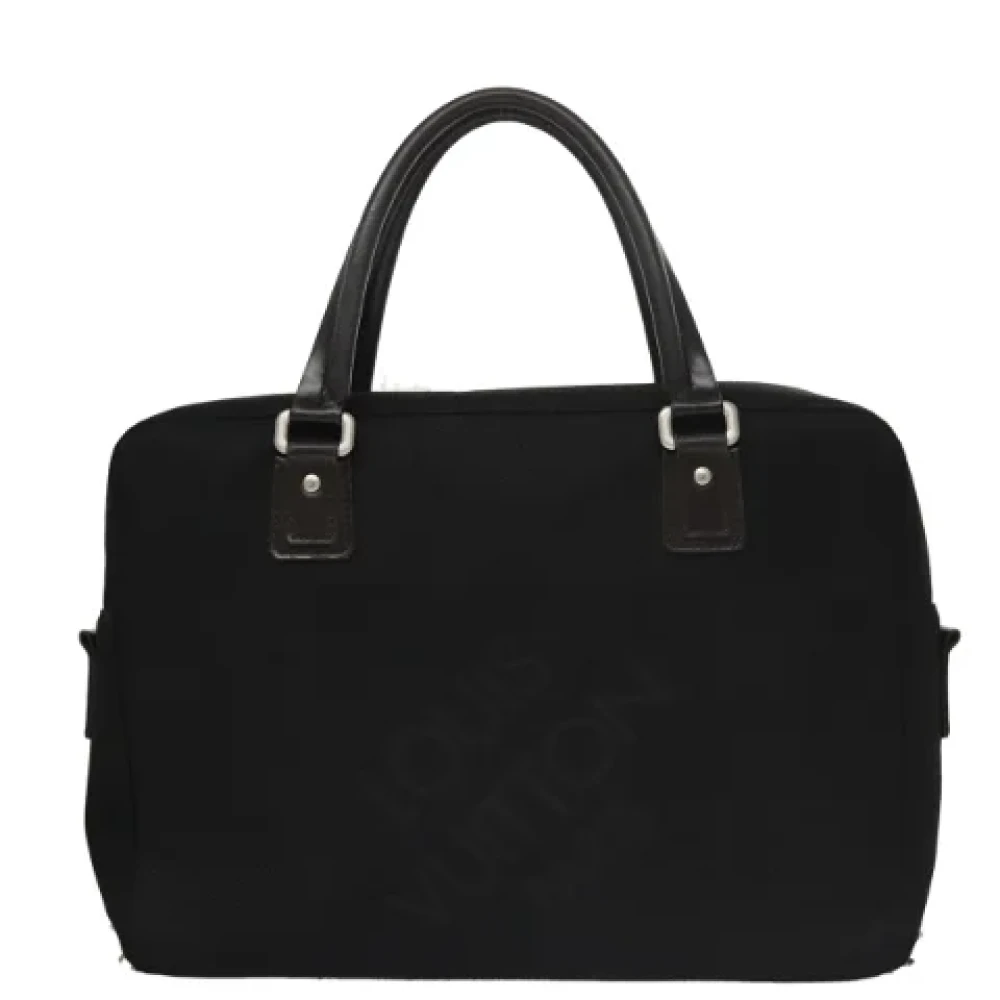 Louis Vuitton Vintage Pre-owned Canvas briefcases Black Dames