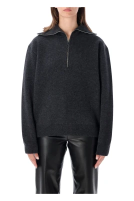 Turtleneck med tvåvägsdragkedja
