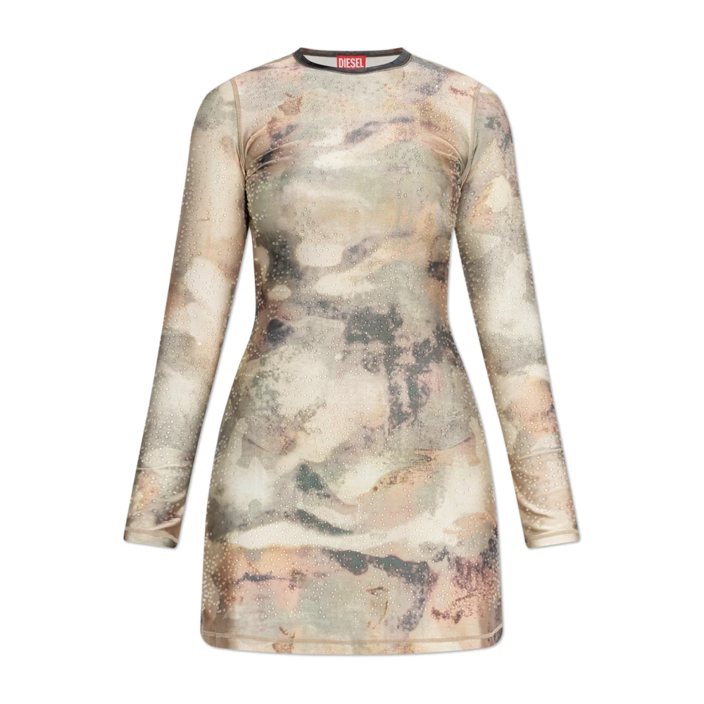 Diesel Donna Grigio Abiti, 2XS, New,