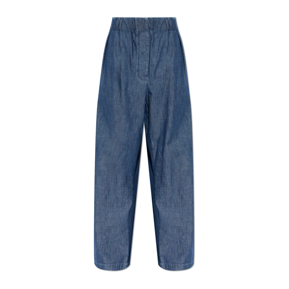 Jil Sander Damen Blau Hosen, Xsgröße: