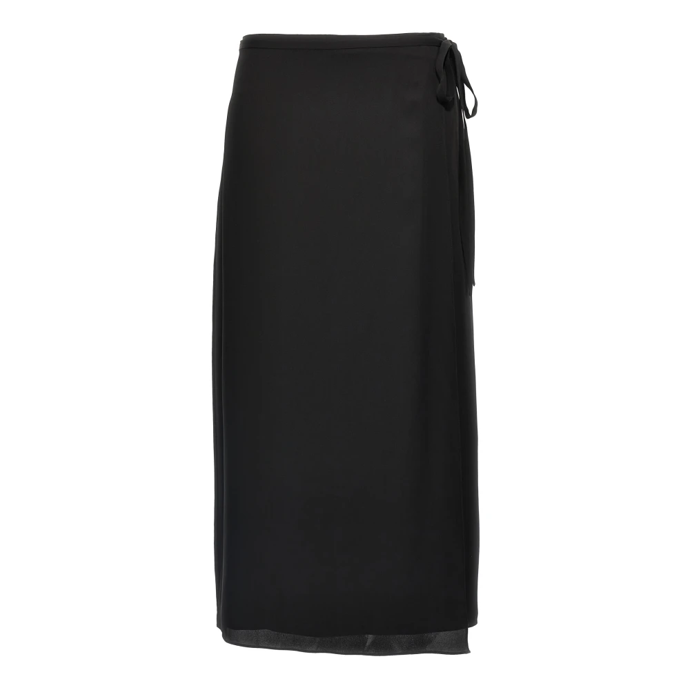 Theory Mujer Cl Tie Wrap Skirt