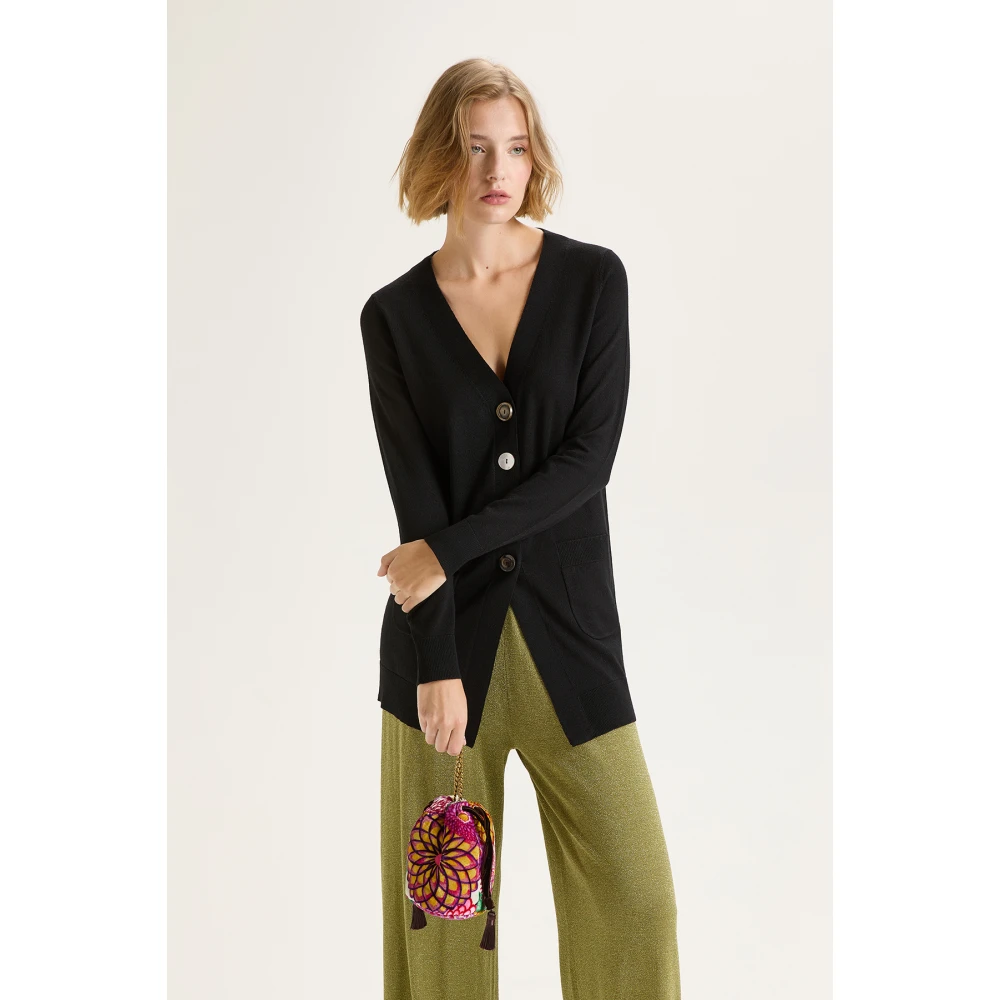 Maliparmi Kleuren VAN DE Wereld Vest Black Dames