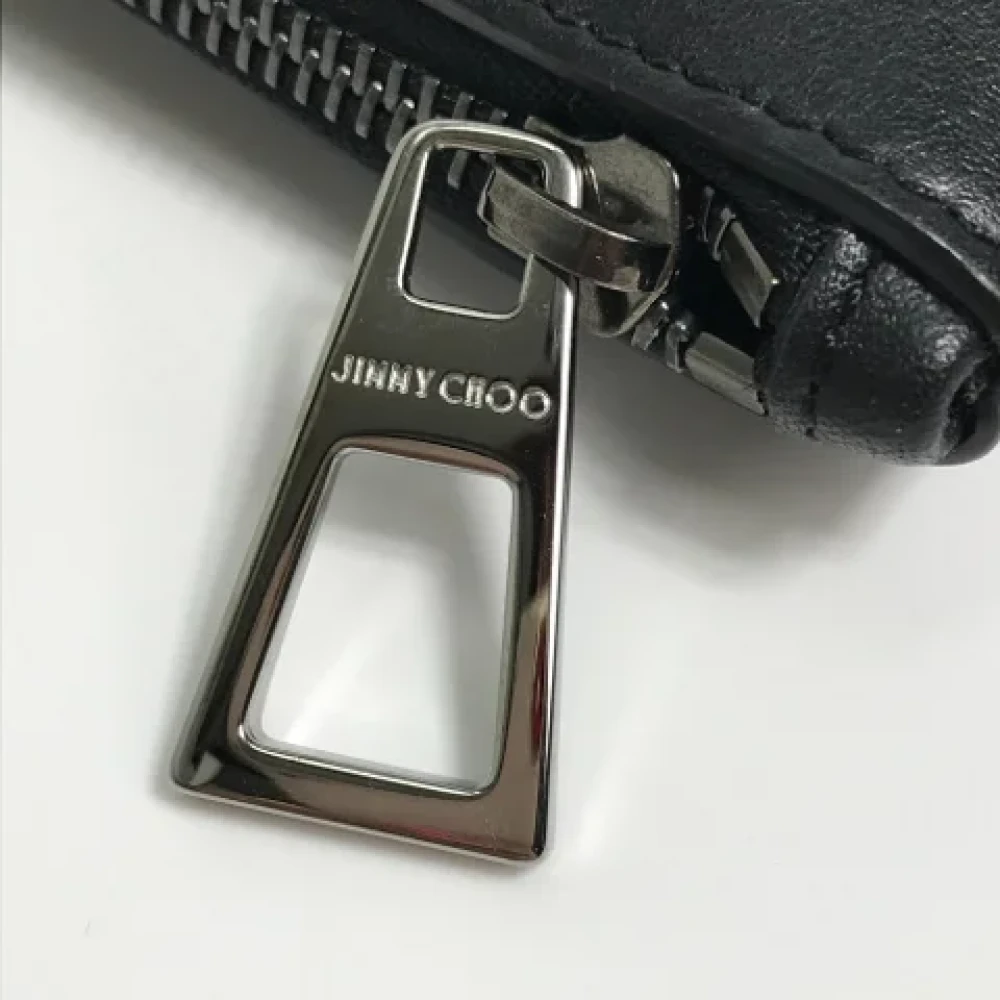 Jimmy Choo Pre-owned Leather clutches White Dames