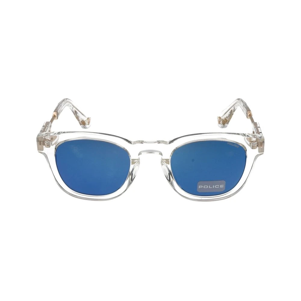Police Unisex White Sunglasses, 50 Mm, Stylish Eyeglasses Splf70 880B