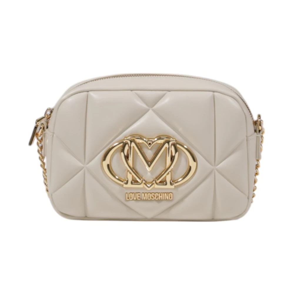 Love Moschino Kleine Dames Tas Lente Zomer Collectie Beige Dames