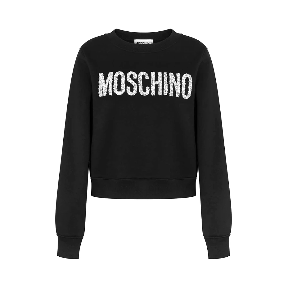 Moschino Mujer Negro - Sudadera Elegante - Sweatshirts & Hoodies - S