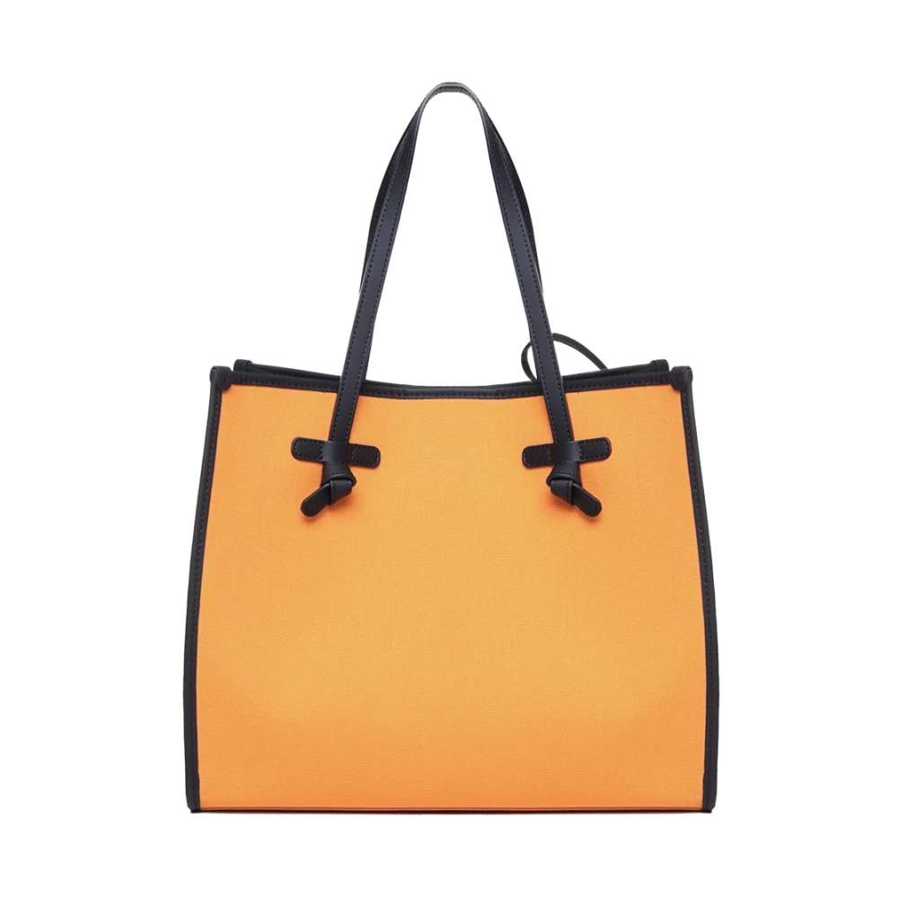 Gianni Chiarini Canvas Tote Bag in Oranje Orange Dames