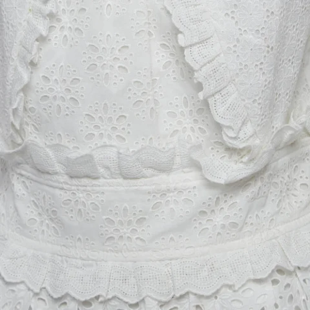 Oscar De La Renta Pre-owned Cotton tops White Dames