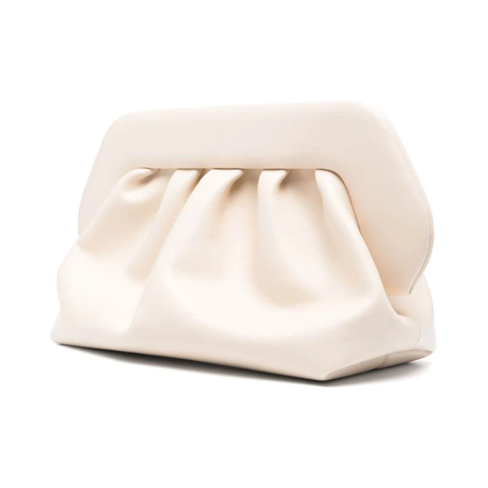THEMOIRè Vegan clutch tas met magnetische sluiting Beige Dames