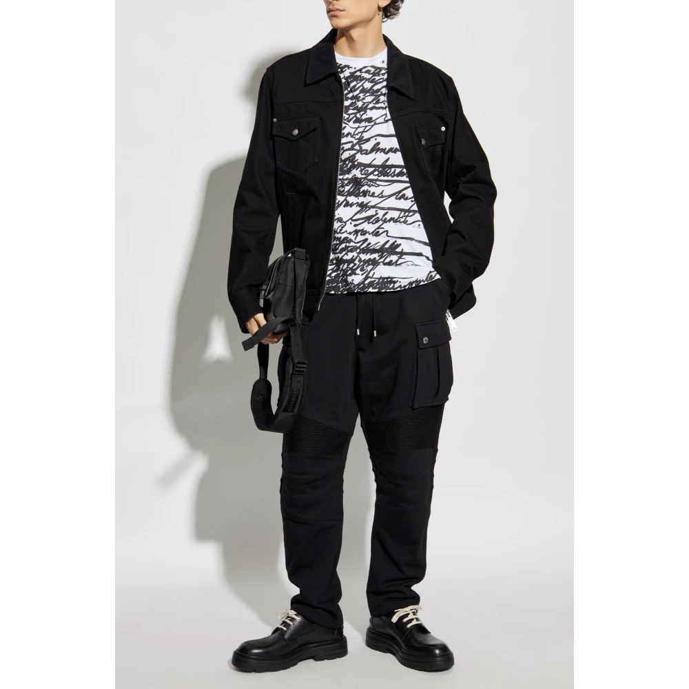 Balmain Oversized T-shirt White Heren