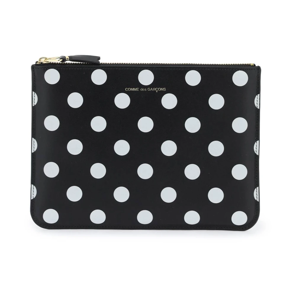 Comme des Garçons Polka Dots Leren Pouch Multicolor Heren