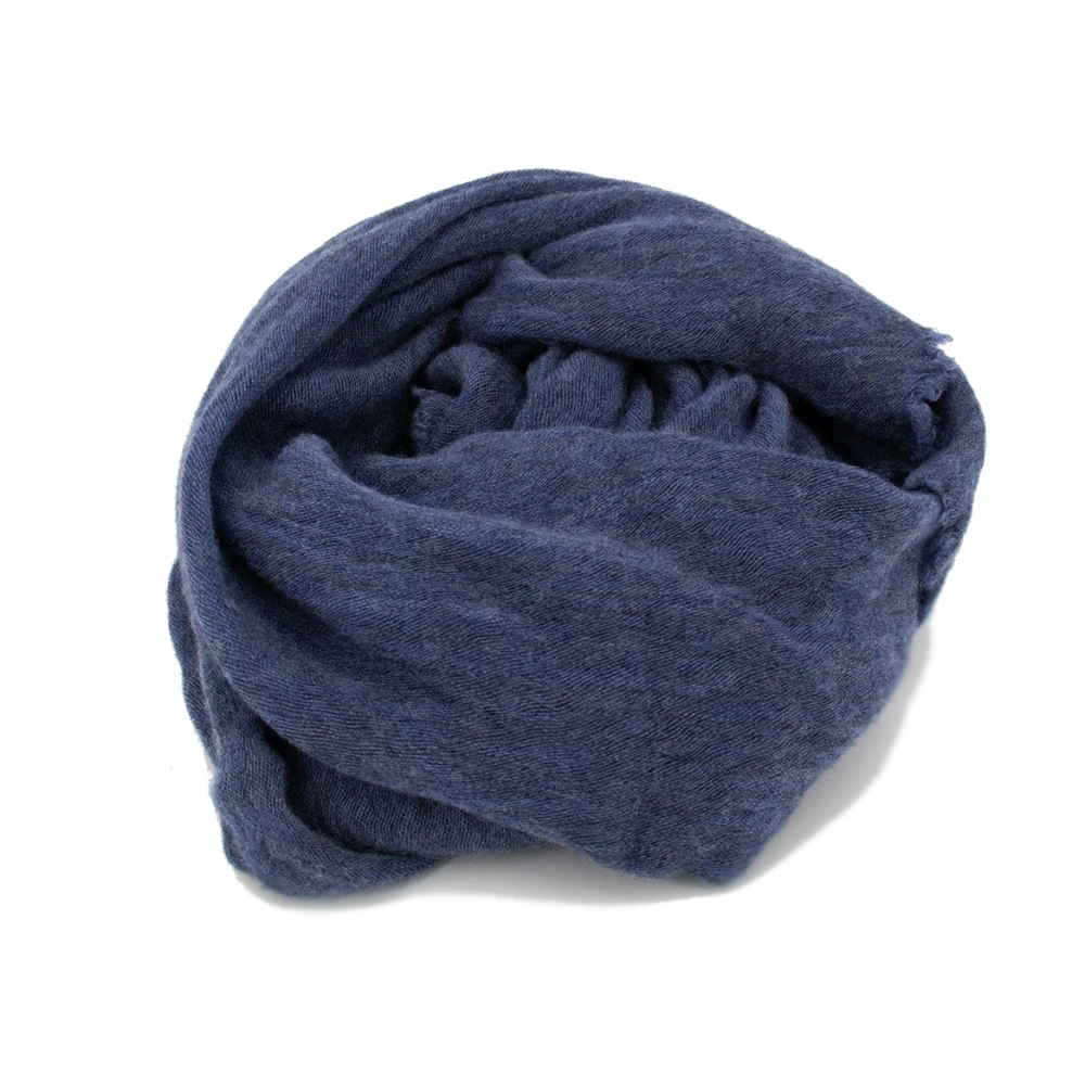 Fedeli Zachte Garen Sjaal voor Winterstijl Blue Heren