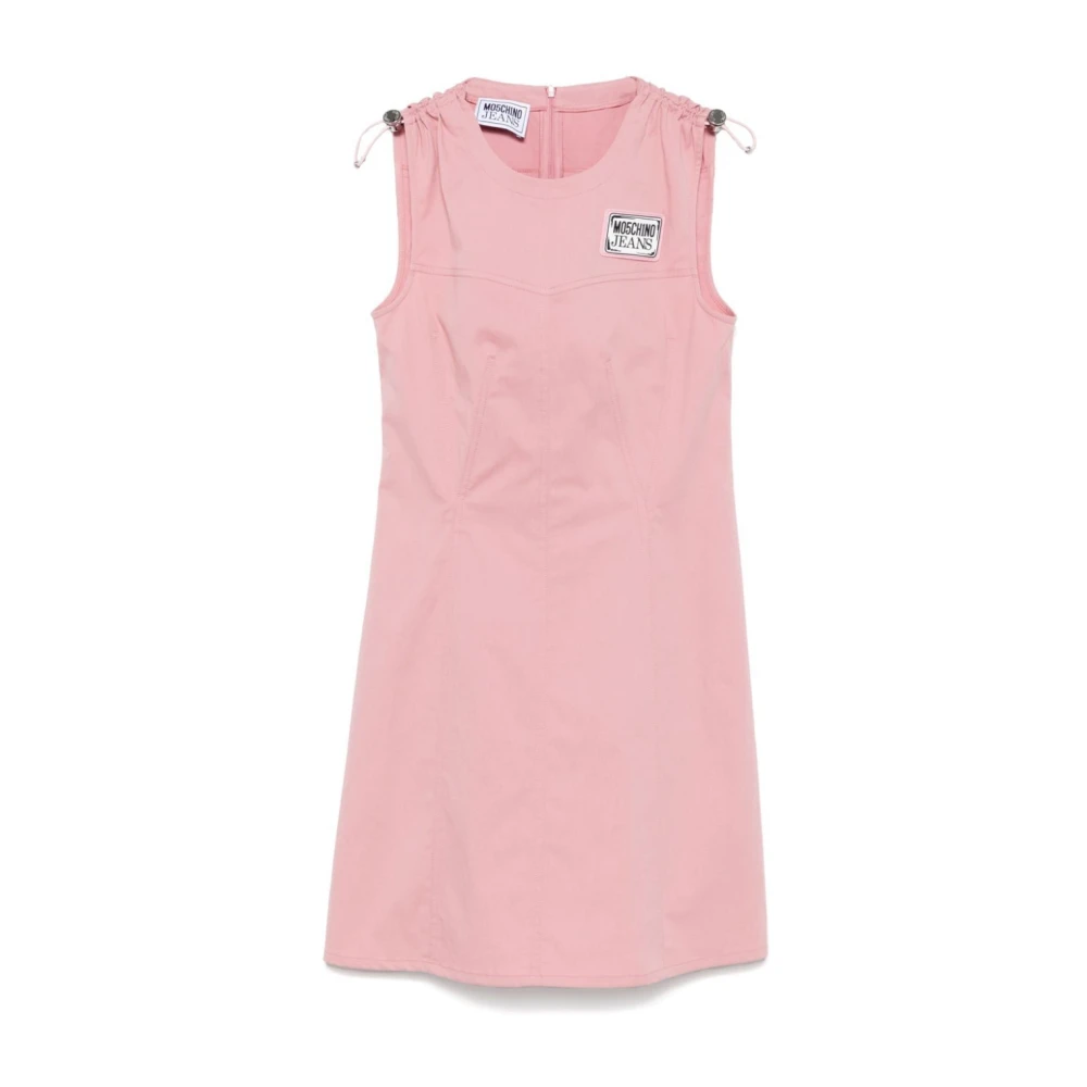 Moschino Casual Katoenen Jurk Pink Dames