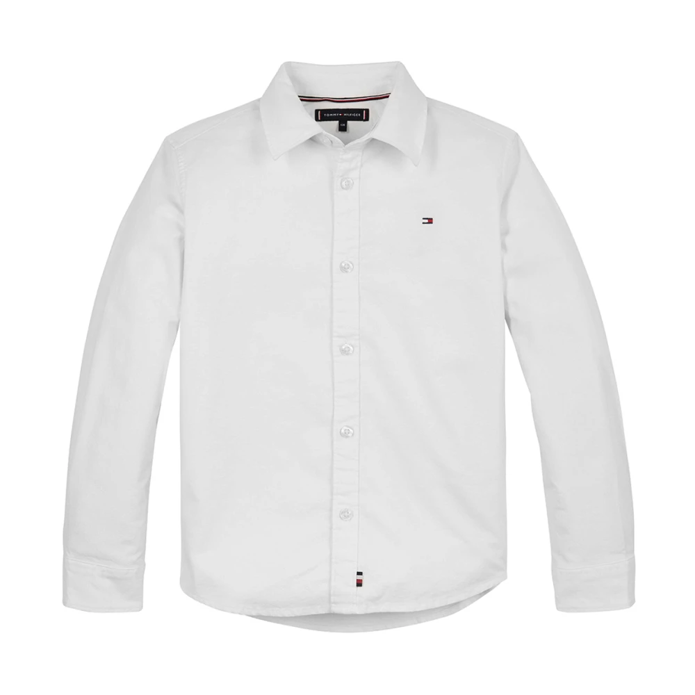 Tommy Hilfiger Vit Oxford Skjorta Långärmad White, Pojke