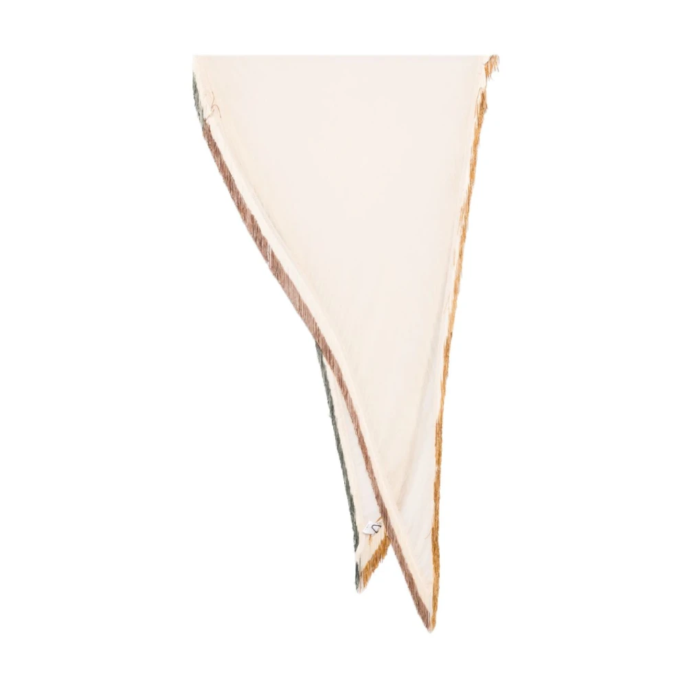 Faliero Sarti Elegant Beige Sjaal Dames Accessoires Beige Dames