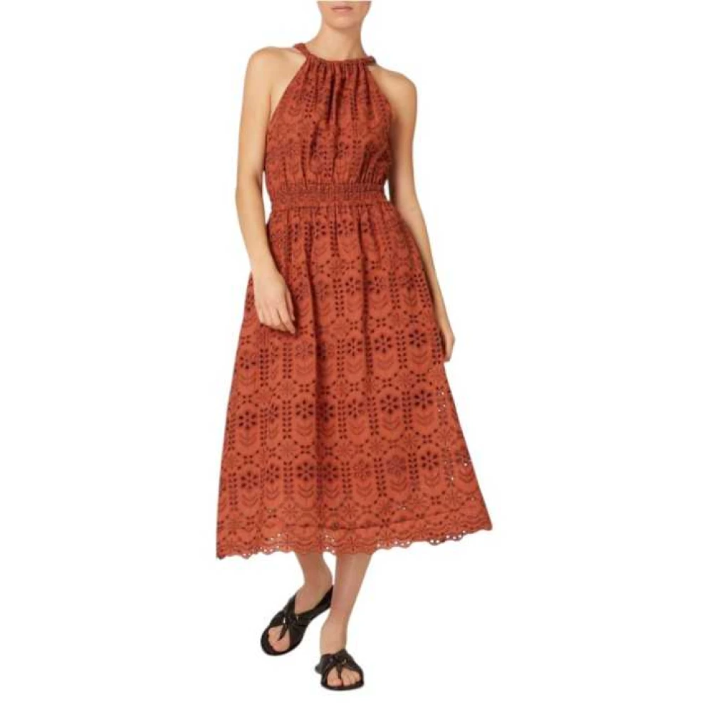 Paul Smith Donna Marrone - Long Crochet Dress - Dresses - S