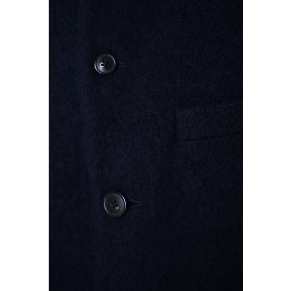 Dries Van Noten Blauwe Jassen Bates Stijlvolle Collectie Blue Heren