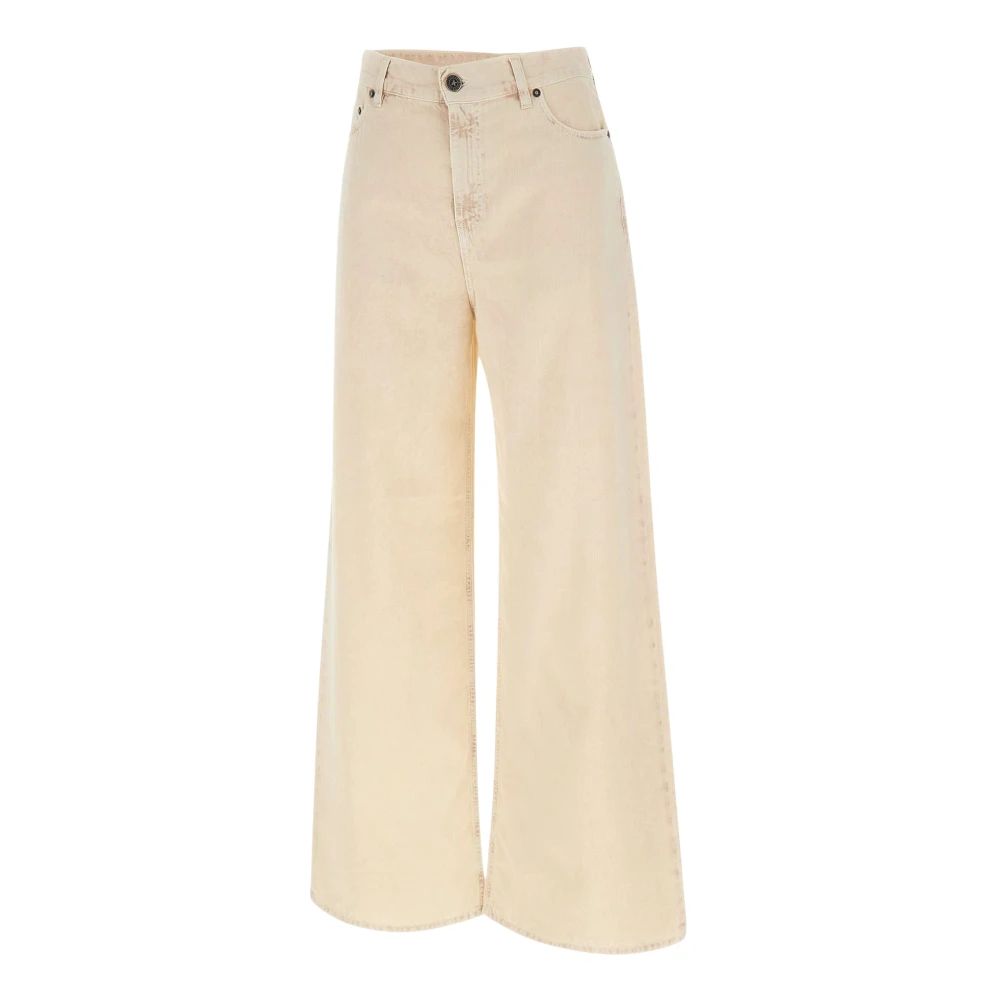 Golden Goose Wide Jeans, Female, W26, Jeans Beige