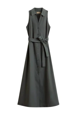 Belted Shirt Dress