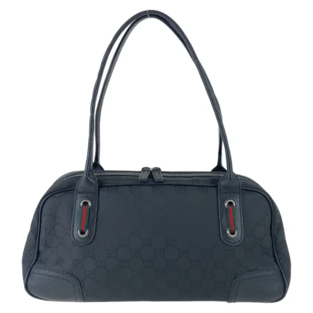 Gucci Vintage Pre-owned Canvas handbags Black Dames