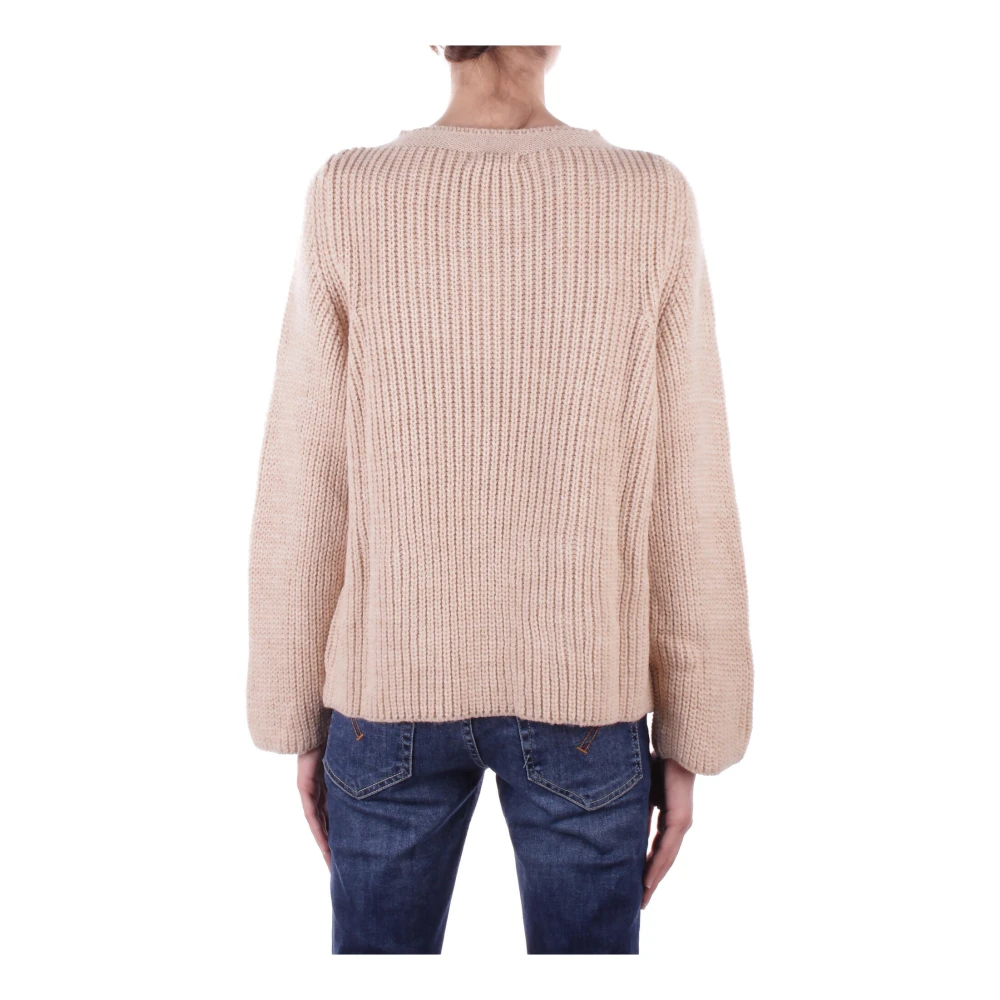 H2O Geborduurde Roomtrui Beige Dames