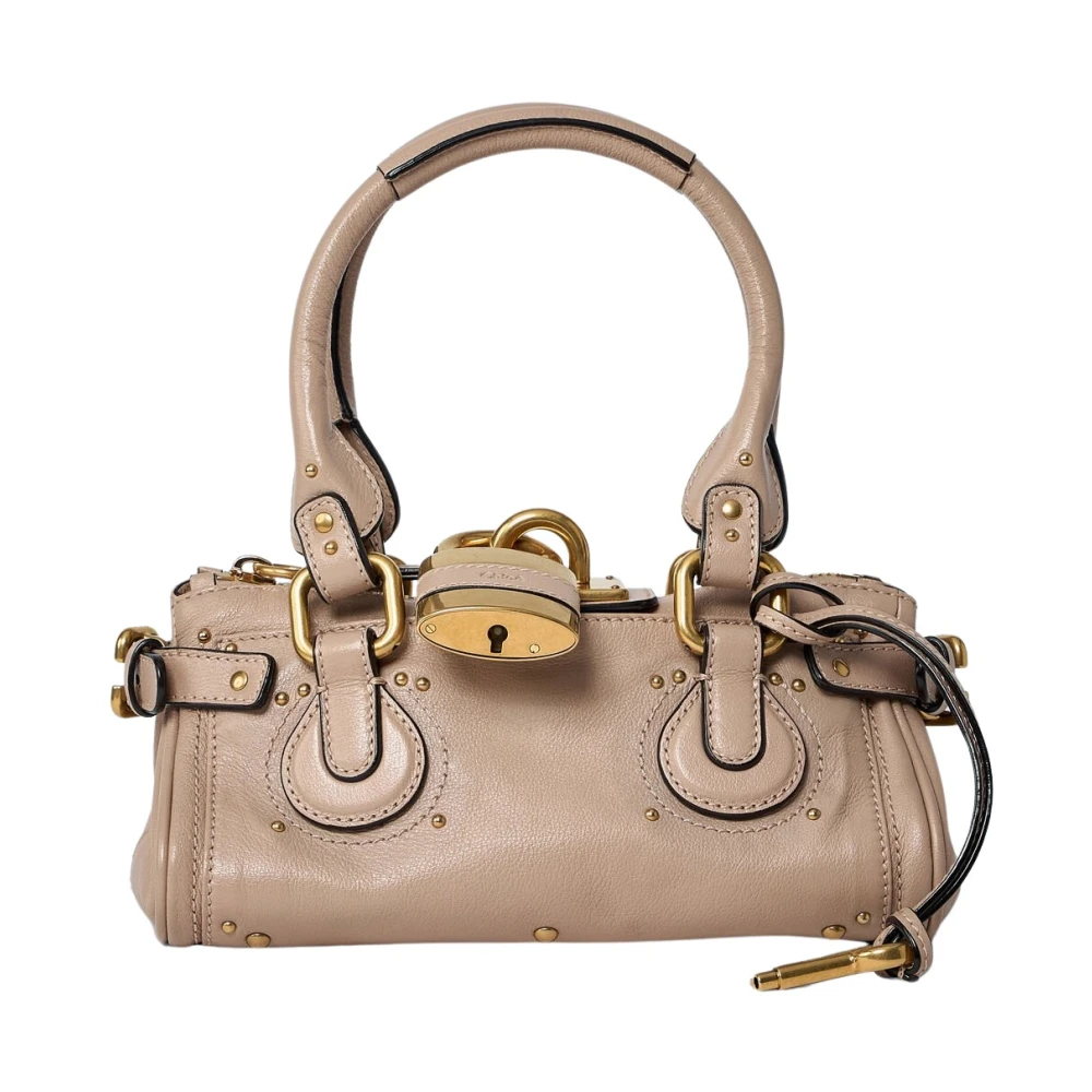 Chloé Women's Pink Small Paddington Chain Shoulder Bag