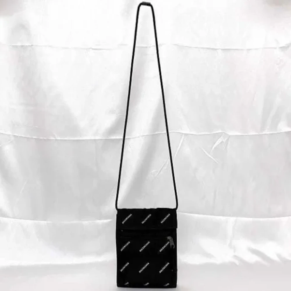 Balenciaga Vintage Pre-owned Nylon shoulder-bags Black Dames
