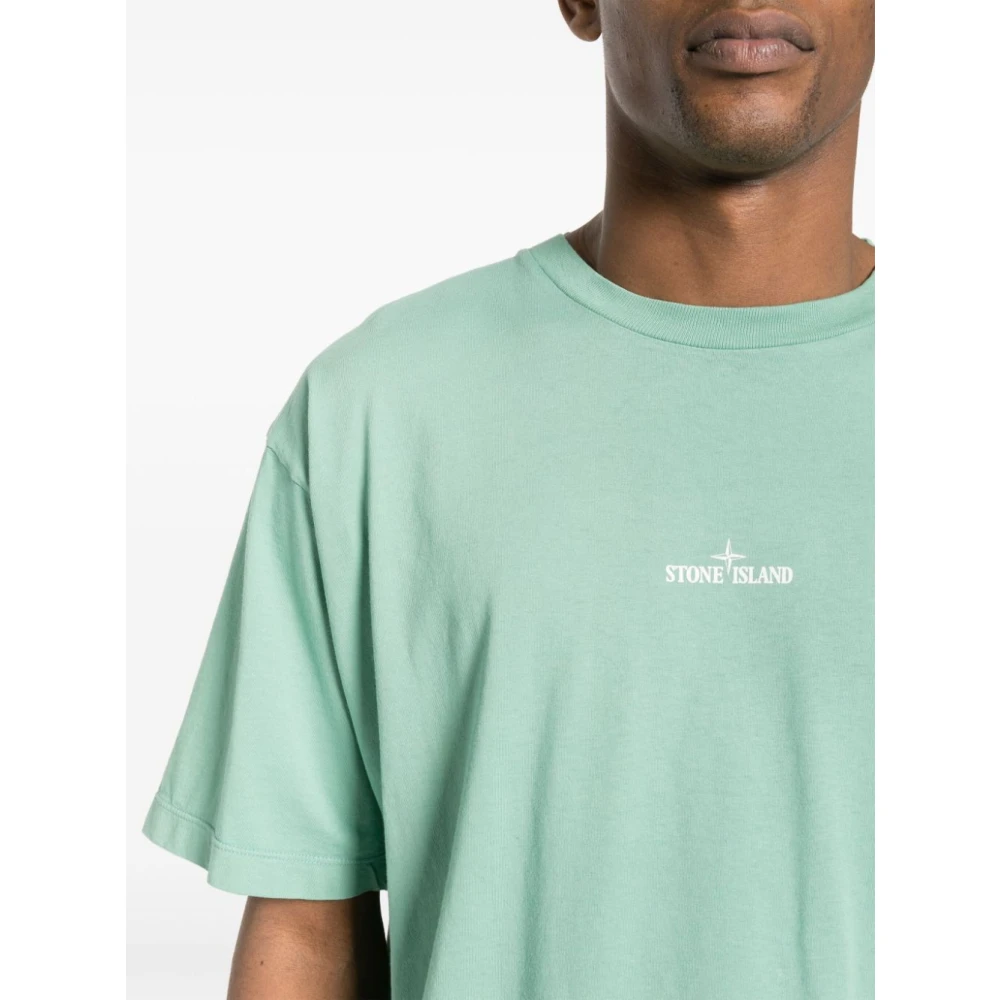 Stone Island T-Shirts Green Heren
