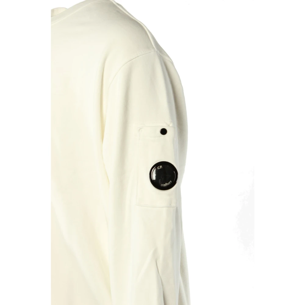 C.P. Company Witte Katoenen Sweater voor Heren White Heren