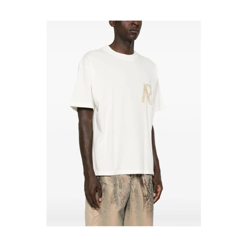 Represent Masking Tape Initial T-Shirt White Heren