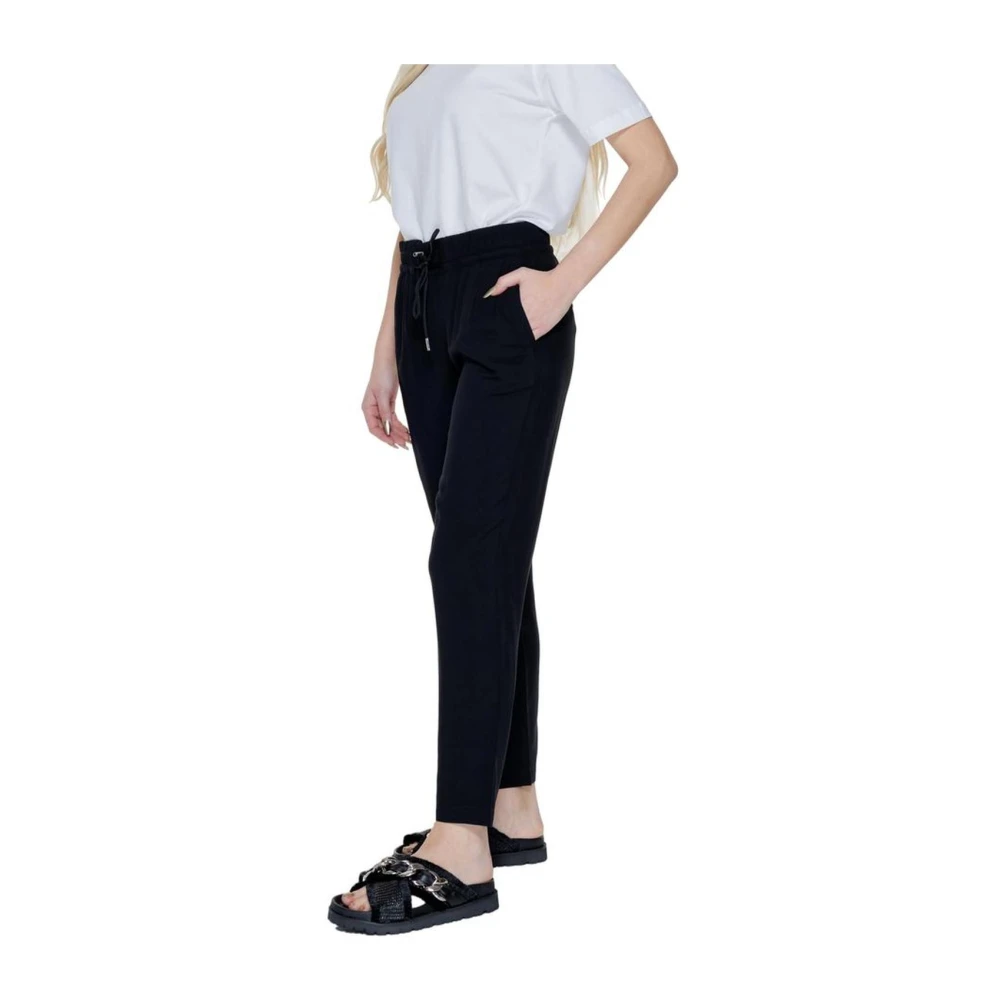 Street One Viscose Regular Broek voor Vrouwen Black Dames
