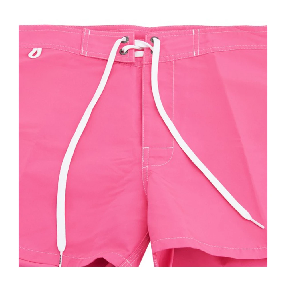 Sundek Heren elastische taille zwemshorts Pink Heren