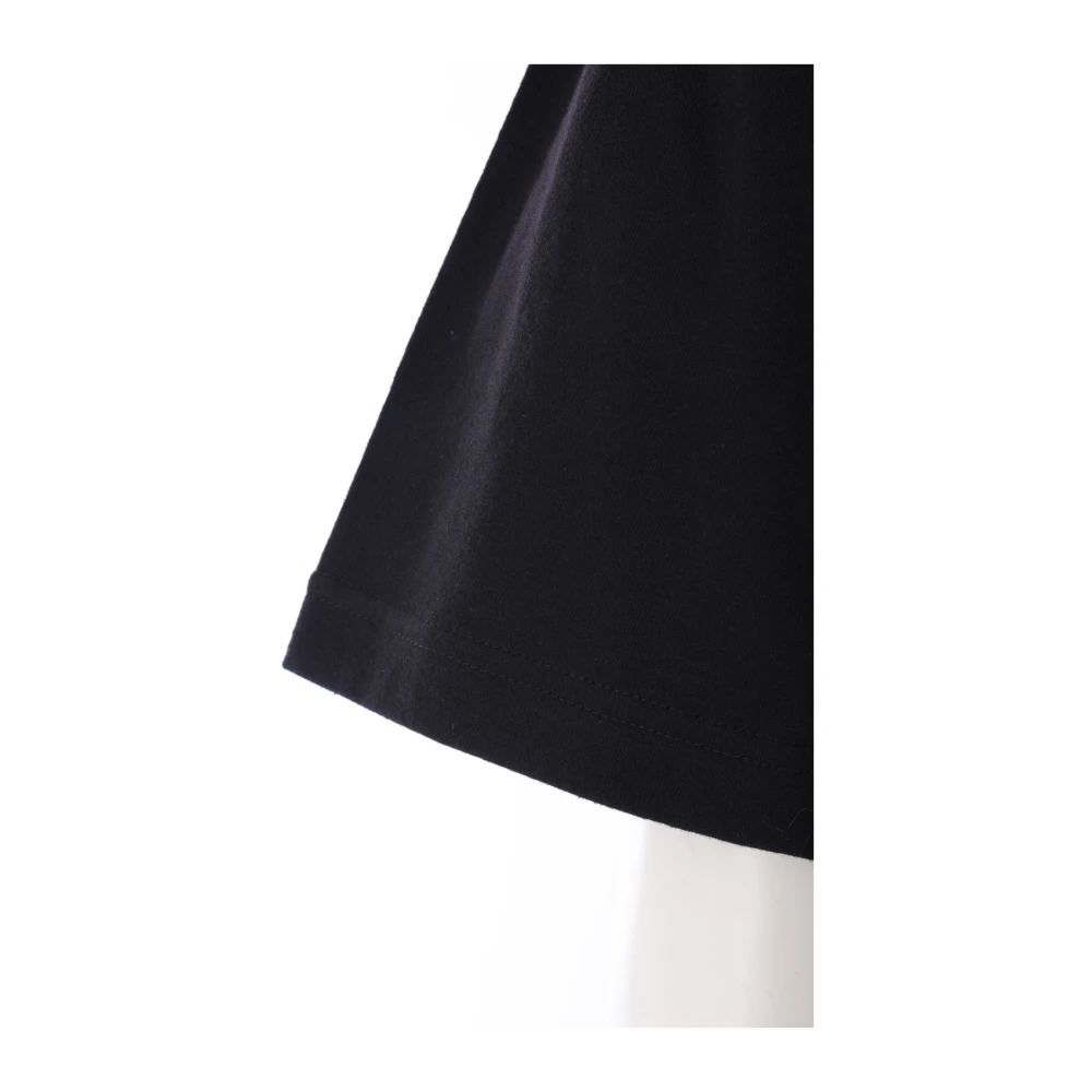 Comme des Garçons Zwart T-shirt met stippen en Swoosh-logo Black Heren